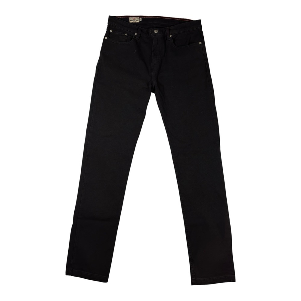 American Giant 30x34‎ Black Denim Slim 5 Pocket Mens Jeans